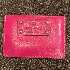 Kate Spade Slim Pink Card Holder